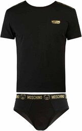 Set marki Moschino model 2101-8119 kolor Czarny. Bielizna