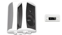 DENON CEOL RCDN-10 biały + DEFINITIVE TECHNOLOGY AW5500