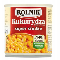 ROLNIK Kukurydza konserwowa 6 x 212 ml