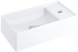 Ravak umywalka mini Ceramiczna Veda Slim 400 biała