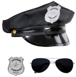 Zestaw policjanta gliniarza 3 el.