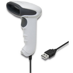Laserowy czytnik kodów kreskowych 1D CCD Qoltec USB