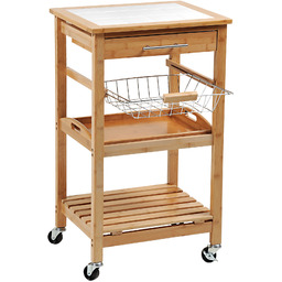 Kesper Wózek kuchenny z wyjmowaną tacą i koszem