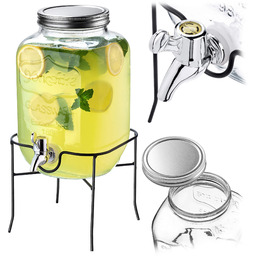 Słój z kranikiem Mesagne do zimnych napojów