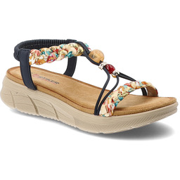 Artiker Sandały damskie, cholewka ze skóry ekologicznej cienkie