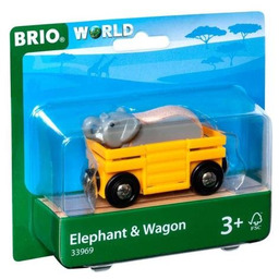 Brio 33969 Słoń W Wagoniku (Brio 969007)