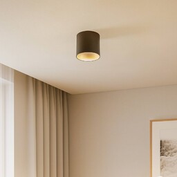 Downlight Point Tone, czarny, wnętrze srebrne Tone Nowodvorski