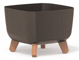 PROSPERPLAST Doniczka Gracia Square ECO Wood DGQL400W-4625W 25L