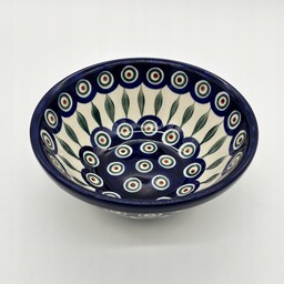 Ręcznie malowana miska ceramiczna tradycyjna ceramika bolesławiecka ø