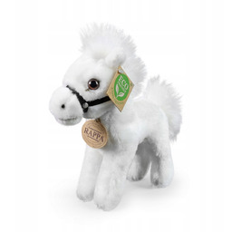 Pluszak Maskotka Koń Konik Biały z uzdą Eco