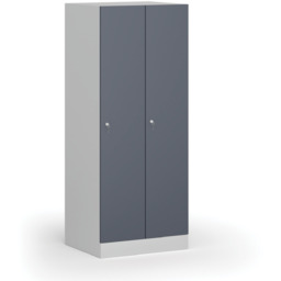 Szafka ubraniowa S1 obniżona, 2-drzwiowa, 1500 x 600