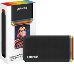 Kieszonkowa drukarka fotograficzna Polaroid Hi-Print Gen 2 Czarna