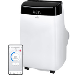 Klimatyzator przenośny SENCOR SAC MT9040C Biało-czarny