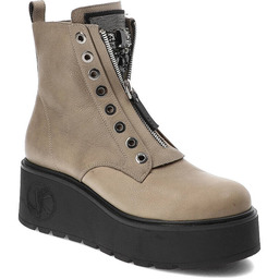 Armodo Beżowe Botki Damskie Modne Obuwie