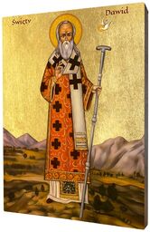 Ikona święty Dawid z Walii