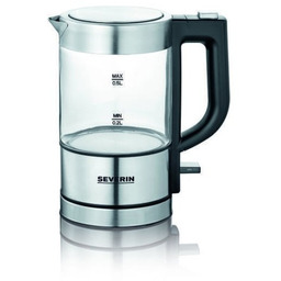 SEVERIN CZAJNIK ELEKTR. SZKŁO-STAL, POJ. 0,5 L, ZAKRYTA
