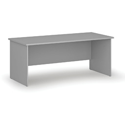 Biurko PRIMO GRAY, 180x80 cm, szare