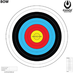 Tarcze łucznicze RANGE SOLUTIONS BOW - 50 sztuk