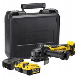 Stanley Szlifierka Kątowa Ak 125MM V20 18V 2*4.0AH