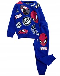 Dres chłopięcy 110 Marvel Spiderman bluza+spodnie komplet dresy