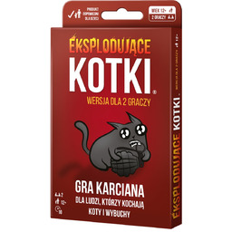 Eksplodujące Kotki: Wersja dla 2 graczy gra karciana