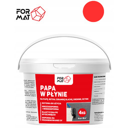 Papa W Płynie ochronna powłoka Renowacja Dachu Farba