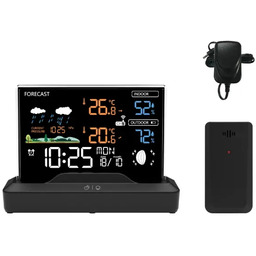 Stacja pogody Manta Windy MTO100B Pogodynka Budzik Zegar