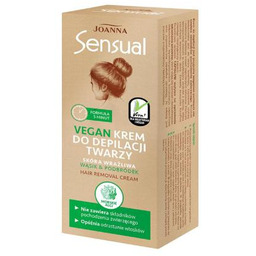 JOANNA SENSUAL Krem do depilacji twarzy VEGAN, 20g