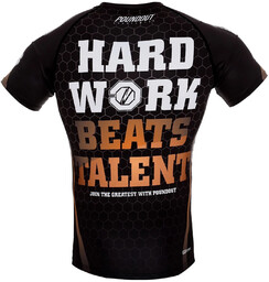 Poundout Rashguard Krótki Rękaw Hard Work