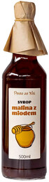 Syrop malinowy z miodem 0.5 l