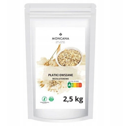 Bezglutenowe płatki owsiane 2500g Owies z Finlandii Czysty