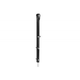 Zamykany rygiel dolny 37 mm Locinox KEYDROP, czarny