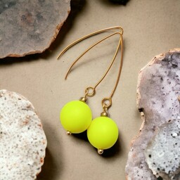 Pakamera Swarovski neon pearls : neon yellow