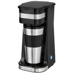 Kawiarka CLATRONIC KA 3733 Czarno-srebrny
