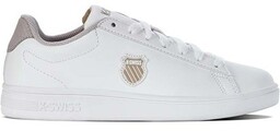 K-Swiss sneakersy skórzane COURT SHIELD kolor biały 96599.181.M