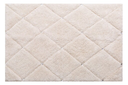Eurofirany Dywanik 50x70 Chic 2 kremowy z bawełny