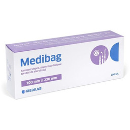 MEDILAB MEDIBAG 100 x 230 mm Torebki samoprzylepne
