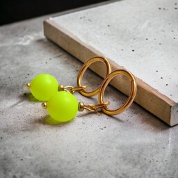 Pakamera Swarovski neon pearls : neon yellow