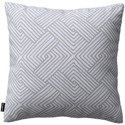 Poszewka Kinga na poduszkę, szare wzory geometryczne, 50