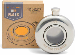 Okrągła piersiówka Gentlemen''s Hardware Round Hip Flask 135
