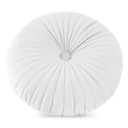 Eurofirany Poduszka dekoracyjna 40 cm Velvet 68 biała
