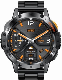 Męski Smartwatch Gravity GT22-1 Czarny Z Rozmowami Sms