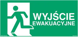 AC130 WYJŚCIE EWAKUACYJNE W LEWO, FS - FOLIA