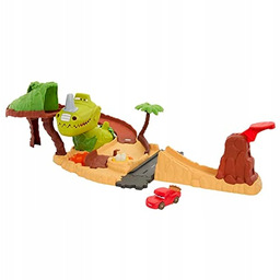 Disney Cars Auta Zestaw Dinozaur Dino Przygoda Jaskiniowy