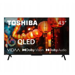 Duży telewizor Qled Toshiba 43QV2463DG 43" 4K Uhd