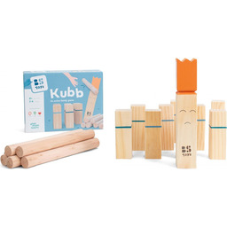 Kubb szachy wikingów drewniane
