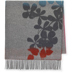 Damski szal w kwiatowy motyw multikolor