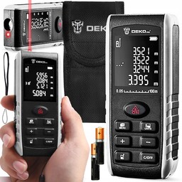 Dalmierz Laserowy >>50M<< Kątomierz Cyfrowy Miernik Poziomica Laserowa