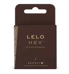 HEX Respect XL prezerwatywy lateksowe - 3 sztuki