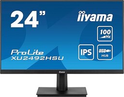 iiyama XU2492HSU-B6-23,8", IPS, 1920 x 1080/100 Hz, 1H1DP